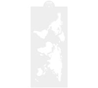 Operitacx Plantilla para decoración de tartas con mapa del mundo, plantilla para decoración de tartas de boda, moldes para galletas, fondant, postres, decoración para tartas