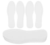 Operitacx Plantillas Desechables Absorbentes y Transpirables para Zapatos Deportivos y Botas, 20 Pares de Papel Blanco para Hombres y Mujeres Soporte Cómodo