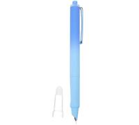 Operitacx Pluma Estilográfica de Caligrafía Retráctil 0.38 Mm Azul Claro, Bolígrafo para Estudiantes Recambios Reemplazables, Punta Fina para Escritura y Práctica de Letra, Adecuado
