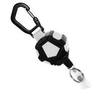Operitacx Porta Llaves Retráctil con Clip de Mochila Gancho Extensible para Identificación y Llaves para Actividades al Aire y