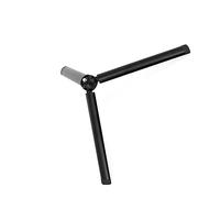 Operitacx Portátil de Aluminio para Teléfono Móvil Monopié Grande Adaptador Diseño Compacto para Fotografía Compatible y Smartphones Color Negro