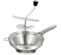 Operitacx Prensa Patatas Manual Acero Inoxidable 13.77 Pulgadas para Puré De Patata Batata Calabaza Verduras Utensilio Cocina Sin Electricidad Fácil De Limpiar