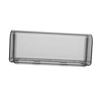 Operitacx Protector de Enchufe Tipo 86, Caja Adhesiva de 3 Ranuras Transparente, Cubierta a Prueba de Salpicaduras para Baño y Ducha, Caja de Receptáculo Resistente al Agua para Interruptor