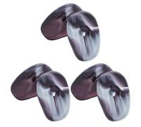 Operitacx Protector de Silicona para Orejas para Teñir el Cabello, 3 Pares, Cubre Orejas Resistente al Agua para Uso Personal y Peluquería