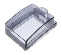 Operitacx Protector para Interruptor de Luz 86 Tipo, Caja Adhesiva Agrandada y Elevada, Cubierta Negra Resistente a Salpicaduras para Baño, Cocina y Exteriores, Protección Segura