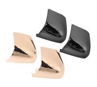 Operitacx Protectores de Dedos para Tacones Altos 2 Pares Cubierta Metálica Decorativa para Zapatos Puntiagudos Uso Diario y Salidas