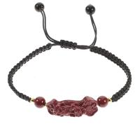Operitacx Pulsera Trenzada Riqueza Feng Shui para Hombres y Mujeres, Diseño Creativo Marrón Que Protege la Suerte y Atrae Salud en Uso Diario