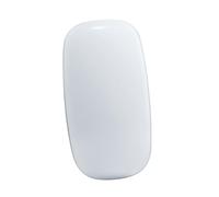 Operitacx Ratón Inalámbrico para Portátil y Oficina, Ergonómico, Control Táctil Bidireccional, Diseño Compacto en Color Claro, Accesorio Informática para Uso Doméstico y Profesional