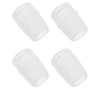 Operitacx Reemplazo de Válvula Blanda para Botella de Agua Deportiva, 4 Válvulas de Silicona White, Compatibles Sistemas de Hidratación para Bici y Trail Running