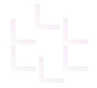 Operitacx Regla de Costura Cuadrada de Plástico 6 Unidades Tamaño L Escala Interior para Medición Precisa Herramienta Ligera para Marcar Patrones y Costura de Tela Adecuado