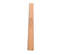 Operitacx Regla de Madera para Costura y Enseñanza Doble Escala Precisa Herramienta Portátil para Quilting y Confección Protector de Tela Suave