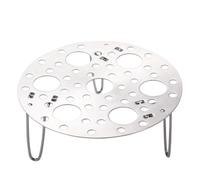 Operitacx Rejilla de Vapor Plegable de Acero Inoxidable 304 Multipropósito y Práctica para Cocinar al Vapor Tamales y Bollos