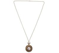 Operitacx Reloj de Bolsillo Vintage Retro con Tapa Abatible para Mujer y Hombre, Ligero y Fácil de Transportar, Hecho de Aleación de Zinc y Plástico para Cualquier Ocasión