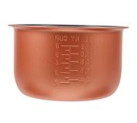 Operitacx Revestimiento Interior para Olla Arrocera de 2l en Aleación de Dorado, Diseño Multifuncional y Portátil para Cocinar Pasteles y Mantener Sopas Calientes