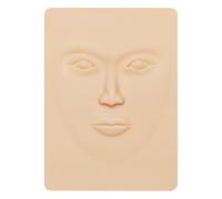 Operitacx Rostro Humano Falsa para Práctica, Silicona Beige Textura Cutánea, Fácil Almacenamiento, Recomendada para Niveles