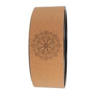 Operitacx Rueda de Yoga y Aumentar de Movimiento de Corcho Natural Antideslizante Rodillo Circular para Aliviar de Espalda para Pilates y Fitness de Pilates