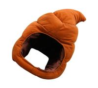 Operitacx Sombrero de Fiesta de Peluche Marrón Forma de Dibujos Animados, Fácil de Usar No se Cae, Adecuado para Disfraces y Juegos de April Fool's Day