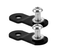 Operitacx Soporte de Elevación Fácil Instalación y Alta Durabilidad para Tanque de Gasolina de Motocicleta en Hierro Negro Kit de 1 Par para Accesorios Moto Custom