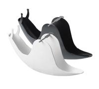 Operitacx Soporte de Hierro con Diseño de Caracol, Quemador de Incienso Hueco para Ambientación de Mesa, Paquete de 2 Piezas en Estilo Nórdico Original y Delicado