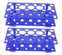 Operitacx Soporte Desmontable para Tubos de Prueba de Plástico Azul 28 Agujeros, Liviano y Fácil de Transportar, Adecuado para Investigación Científica y Laboratorios Color Color Aleatorio