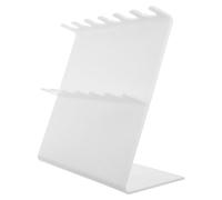 Operitacx Soporte Fácil Mantenimiento para para Laboratorio de Plástico Blanco Diseño en Forma de Z y Acceso Rápido Pipetas en Entorno Científico