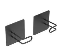 Operitacx Soporte Magnético Higiénico Inoxidable Doble Barra sin Taladro para Cocina y Baño Práctico Organizador de Toallas y Papel para Hogar Negro