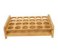 Operitacx Soporte para Almacenar Whisky Vasos Organizador de Marrón de Madera y Conveniente Múltiples para Fiestas en Copas, Adecuado Casa Bares