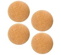 Operitacx Tapones de Vino de Bola 4 Piezas 5 Cm Color Original, Tapones de Corcho Multifunción para Jarra Doméstica, Tapón de Vino Compacto Resistente al Desgaste para Uso Diario