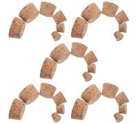 Operitacx Tapones y Fácil Almacenamiento de Corcho Cónicos de Madera 30 para Botellas de Vino y Cerveza, Frascos de Vidrio, Ideales para Proyectos de Bricolaje