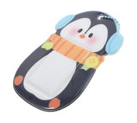 Operitacx Tarjetero de Dibujos Animados de PVC Diseño de Pingüino, Funda para Tarjetas Pequeñas y Fotos, Fácil de Limpiar y Almacenamiento Versátil para Uso Diario y Trabajo