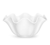Operitacx Tazón de Cerámica Blanco 880ml Multiusos Resistente al Calor para Servir Ensaladas y Postres en Restauración y Restaurantes