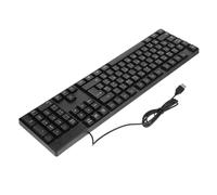 Operitacx Teclado con Cable USB Francés De Completo Plug and Play Sin Drivers Diseño Práctico para Ordenador De Escritorio y Portátil Uso Oficina y Hogar