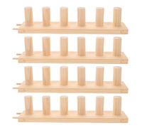 Operitacx Telar de Tejido de Lana de Madera Modular 33x7,1x7,1 Cm para Mantas y Manualidades Hilo Grueso, Herramienta y Accesorio para Tejer a Mano