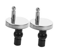 Operitacx Tornillos para Bisagras de Asiento de Inodoro Fijación Rápida con Tornillos de Expansión y Tuercas Superiores Inoxidable Compatible con Tapas Wc Roca y Asientos