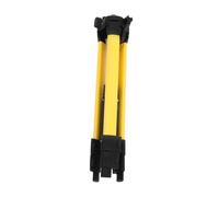 Operitacx Trípode Soporte Fuerte Amarillo de Acero de Burbuja Nivel con para y Altura Ajustable para Nivelación Precisa en Construcción y Obra