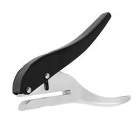 Operitacx Troqueladora de Metal Perforadora Manual para Papelería Oficina y Manualidades con Depósito para Confeti Fácil y Diseño Ergonómico