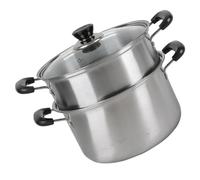Operitacx Vaporera de Acero Inoxidable Construcción Robusta y Segura para Cocinar al Vapor Set Práctico de 1 unidad Adecuado para Uso Doméstico en Cocina
