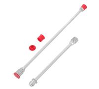 Operitacx Varilla de extensión universal para pulverizador de pintura sin aire 2 piezas de aluminio 30 cm para uso en proyectos de pintura en interiores y exteriores