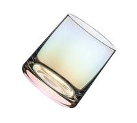 Operitacx Vaso de Cristal para Whisky Diseño Creativo y Elegante, Material de Vidrio Resistente, Excelente Estabilidad y Cómodo para Actividades al Aire Libre