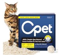 OPET Arena de Tofu para Gatos 18L- Arena aglomerante para Gatos, Ingredientes Naturales, Libre de Polvo y fácil de aglomerar, Control de olores (7.3, Té Verde)