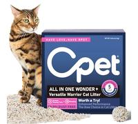 OPET Arena de Tofu para Gatos, Arena aglomerante para Gatos, Tofu y Bentonite, Libre de Polvo y fácil de aglomerar, Control de olores