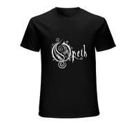 Opeth Band Music Rocks Cotton Heavy Death Metal Short Sleeve T-Shirt Black, Negro , L