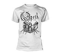 Opeth - Camiseta para adulto, blanco, XXL