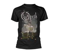 Opeth Horse Hombre Camiseta Negro S 100% algodón Regular