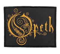 Opeth Parche con logotipo tejido y licencia.