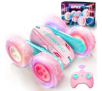 Ophy Coche Teledirigido, Coche Acrobático Camiones Rotación de 360 Grados Incluye Batería Recargable, Juguete Regalo Niña 4 5 6 7 8 9 Años, Coches Teledirigidos Juguetes con Luces para Niños Niñas