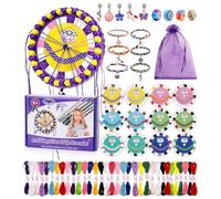 Ophy Kit para Hacer Pulseras de La Amistad - 48 Paquetes de Hilos, 6 Tarjetas Trenzadas DIY - Regalos Cumpleaños, Juguetes Navidad de Niñas 7-12Años 175