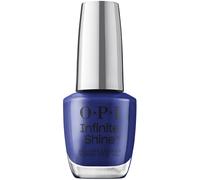 Opi infinito brillo no chips en mi hombro | Opque Dark Blue CRMe Long Wear Gel como esmalte de uas | Vegan de larga duracin gratis