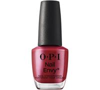 OPI Nail Envy Nail Strengthening Treatment Stronger Nails in 1 Week Vegan Formula Opaque Dark Red Pearl Finish Tough Luv 0.5 fl oz