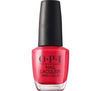 Opi Nail Lacquer We Seafood and Eat It | Opaco Bright Red Red CRME Pole de uas resistente a los chips | Coleccin de Lisboa